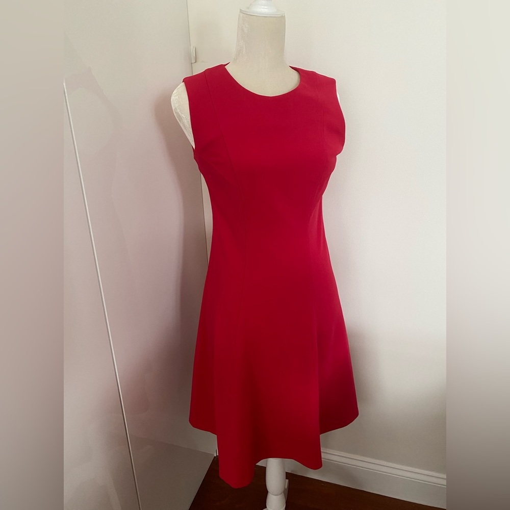 Tommy Hilfiger red a-line dress Size 8
